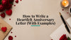 How to Write a Heartfelt Anniversary Letter (With Examples)