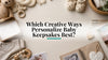 Which Creative Ways Personalize Baby Keepsakes Best?