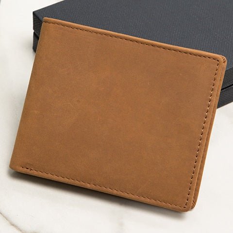 To My Son Skies (Black) – Leather Wallet - Keepsake & Co.
